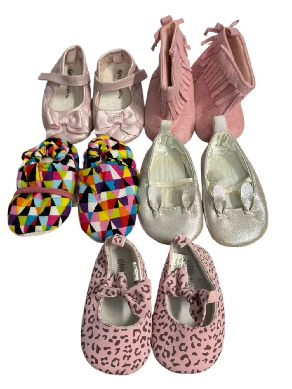 Baby Girl Shoe Bundle 3-6M Carter’s Old Navy And More Dress Casual Lot 16 Pairs